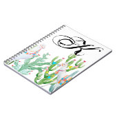 Gepersonaliseerde notitieboek Boho Llama Bohemian  (Linkerzijde)