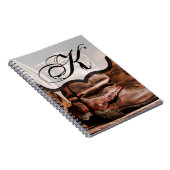Gepersonaliseerde notitieboek Cowboy laarzen schuu (Rechterzijde)