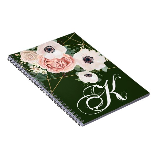 Gepersonaliseerde notitieboek Geometric Garden Roo (Rechterzijde)