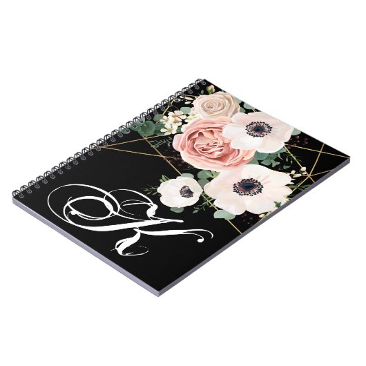 Gepersonaliseerde notitieboek Geometric Garden Roo (Linkerzijde)