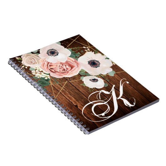 Gepersonaliseerde notitieboek Geometric Garden Roo (Rechterzijde)