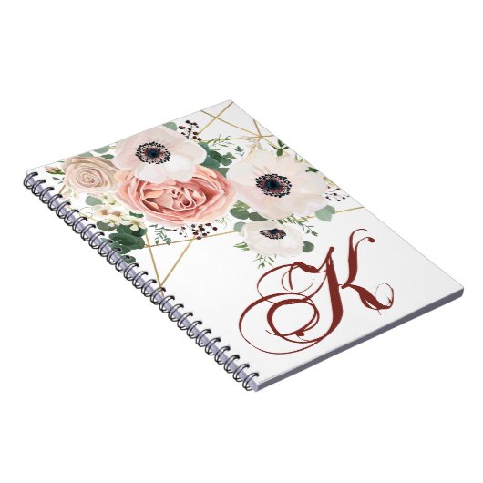 Gepersonaliseerde notitieboek Geometric Garden Roo (Rechterzijde)