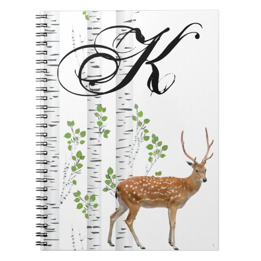 Gepersonaliseerde notitieboek Herten Doe Buck Fore (Voorkant)