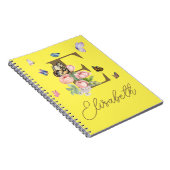 Gepersonaliseerde Notitieboek Initiaal vlinder (Rechterzijde)