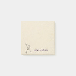 Gepersonaliseerde notities na het plaatsen van de  post-it® notes