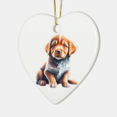 Gepersonaliseerde Nova Scotia Duck Tolling Retriev Keramisch Ornament (Links)