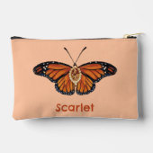 Gepersonaliseerde november Citrine Monarch Butterf Etui (Achterkant)