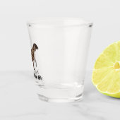 Gepersonaliseerde Nubian Dairy Goat Shot Glas (Rechts)