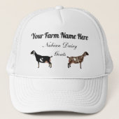 Gepersonaliseerde Nubian Dairy Goats Trucker Pet (Voorkant)