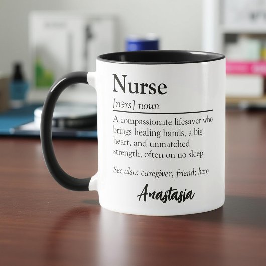 Gepersonaliseerde Nurse Definition Waardering Mok