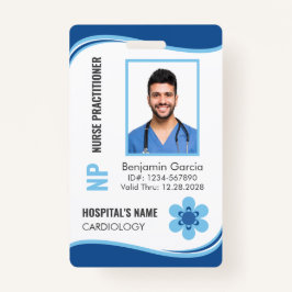 Gepersonaliseerde Nurse Practitioner Foto ID Bevei Badge