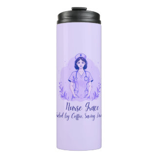 Gepersonaliseerde Nurse Thermal Tumbler gevoed doo Thermosbeker