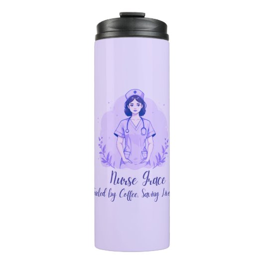 Gepersonaliseerde Nurse Thermal Tumbler gevoed doo Thermosbeker (Voorkant)