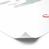 Gepersonaliseerde Nursery Art – Capybara & Red Bal Perfect Poster (Hoek)