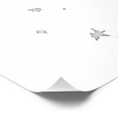 Gepersonaliseerde Nursery Art – Elephant on a Clou Perfect Poster (Hoek)