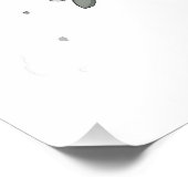 Gepersonaliseerde Nursery Art – Koala met rode bal Perfect Poster (Hoek)