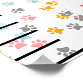 Gepersonaliseerde Nursery Ruler Groeikaarten Poster (Hoek)