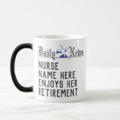 Gepersonaliseerde Nurse's Retirement Gift Headline Magische Mok (Links)