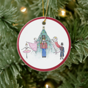 Gepersonaliseerde Nutcracker Ballet Ornament