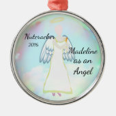 Gepersonaliseerde Nutcracker Ornament - Angel (Voorkant)