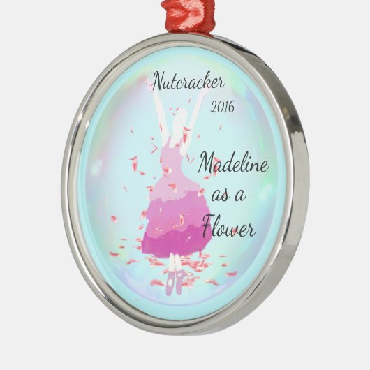 Gepersonaliseerde Nutcracker Ornament - Bloem (Links)