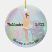 Gepersonaliseerde Nutcracker Ornament - Bon Bon Bo (Achterkant)