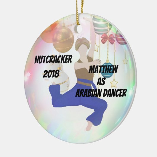 Gepersonaliseerde Nutcracker Ornament - Boy Arabia (Links)