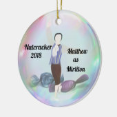 Gepersonaliseerde Nutcracker Ornament - Boy Mirlit (Links)