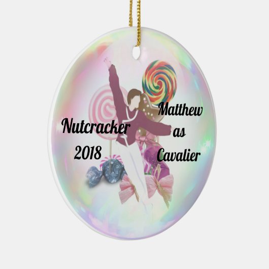 Gepersonaliseerde Nutcracker Ornament - Cavalier (Rechts)