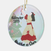 Gepersonaliseerde Nutcracker Ornament - Clara (Links)