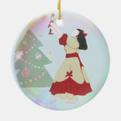 Gepersonaliseerde Nutcracker Ornament - Clara (Achterkant)