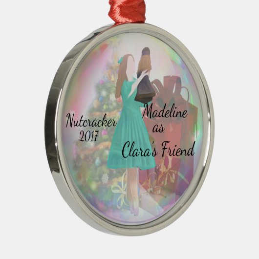 Gepersonaliseerde Nutcracker Ornament - Clara's vr (Rechts)