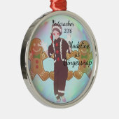 Gepersonaliseerde Nutcracker Ornament - Gingersnap (Rechts)