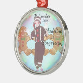 Gepersonaliseerde Nutcracker Ornament - Gingersnap (Links)