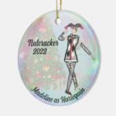 Gepersonaliseerde Nutcracker Ornament - Harlequin (Links)