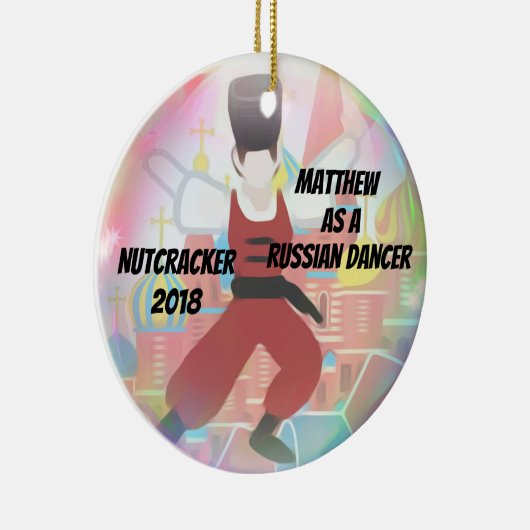 Gepersonaliseerde Nutcracker Ornament - Male Trepa (Rechts)