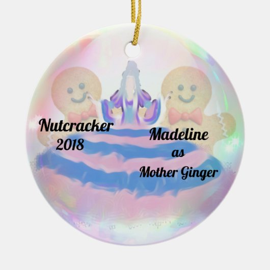 Gepersonaliseerde Nutcracker Ornament - Moeder Gin (Voorkant)