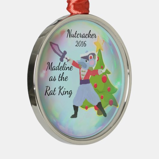 Gepersonaliseerde Nutcracker Ornament - Rat King (Rechts)