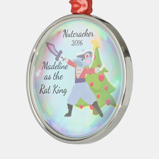 Gepersonaliseerde Nutcracker Ornament - Rat King (Links)