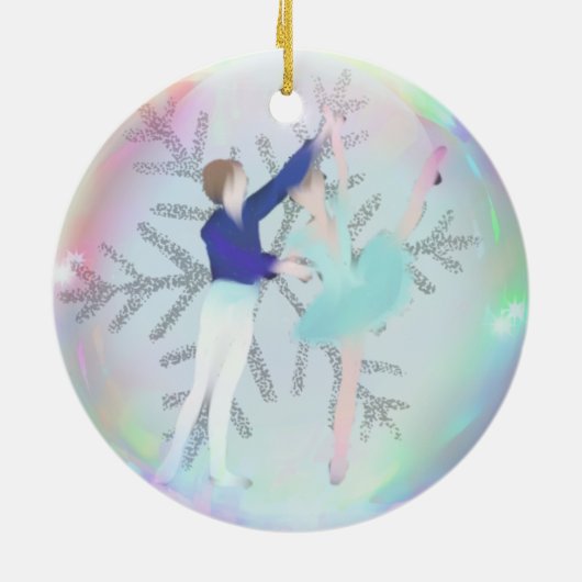 Gepersonaliseerde Nutcracker Ornament - Sneeuwkoni (Achterkant)