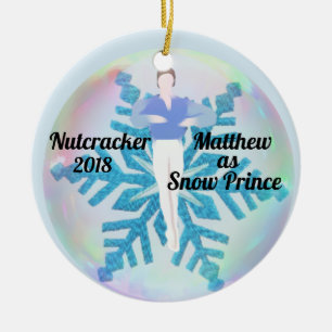 Gepersonaliseerde Nutcracker Ornament - Sneeuwprin