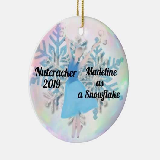 Gepersonaliseerde Nutcracker Ornament - Snowflake (Rechts)
