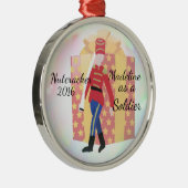 Gepersonaliseerde Nutcracker Ornament - Soldier (Rechts)