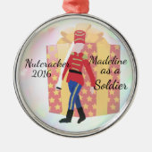 Gepersonaliseerde Nutcracker Ornament - Soldier (Voorkant)