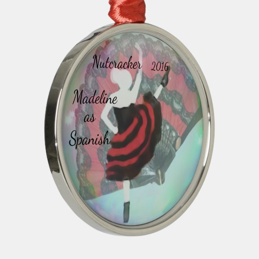 Gepersonaliseerde Nutcracker Ornament - Spaans (Rechts)