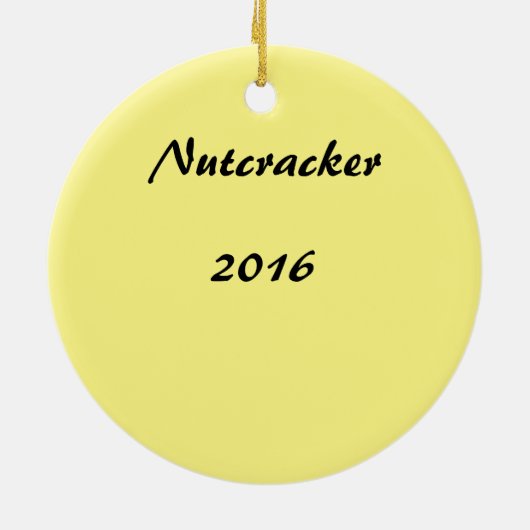 Gepersonaliseerde Nutcracker Ornament - Spaanse da (Achterkant)
