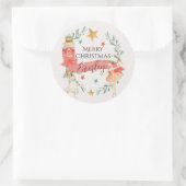 Gepersonaliseerde Nutcracker Theme Kerst stickers (Tas)