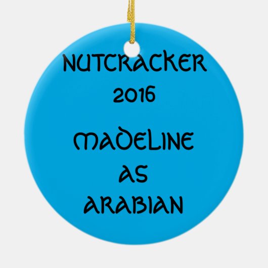 Gepersonaliseerde Nutkraker Arabian Ornament (Achterkant)