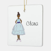 Gepersonaliseerde Nutkraker Ballet Clara Keramisch Ornament (Links)