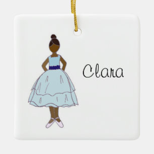 Gepersonaliseerde Nutkraker Ballet Clara Keramisch Ornament